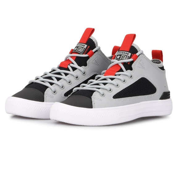 Converse Chuck Taylor All Star Ultra OX Unisex Gray/Black/Red Shoe/Sneaker | NEW - Picture 6 of 10